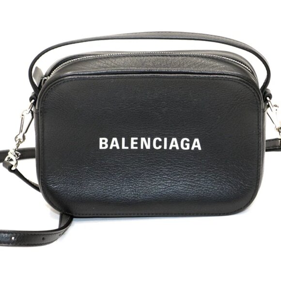 Balenciaga Everyday Camera Bag Leather Small - Black - Picture 1 of 16
